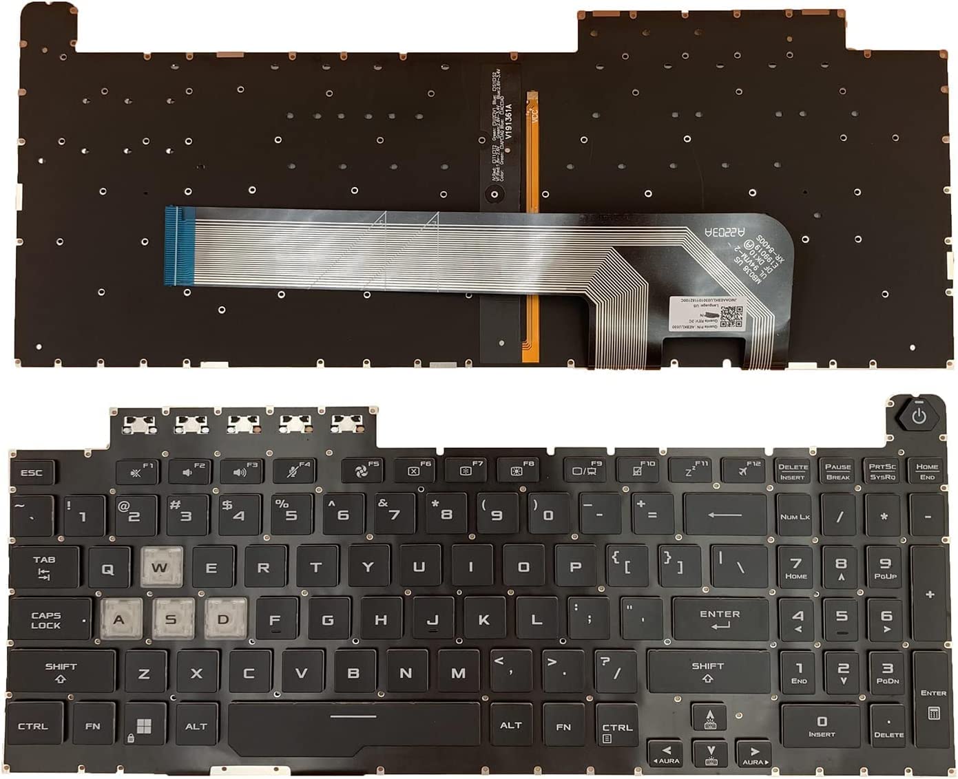 WISTAR Laptop Keyboard Compatible for ASUS TUF FA506 FX506 FA706 FX706 WITH Backlit